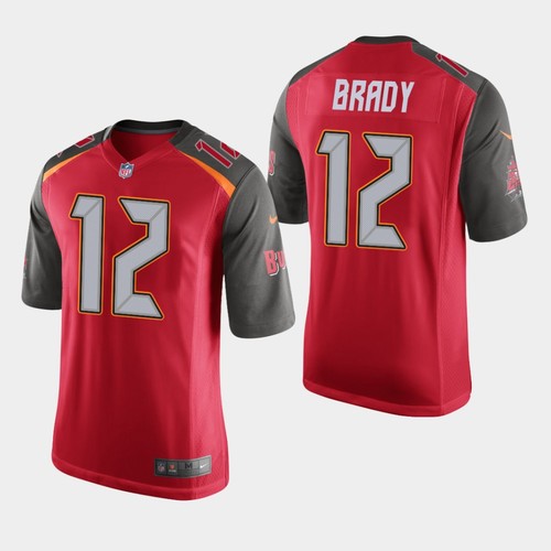 Men Tampa Bay Buccaneers #12 Tom Brady Jersey Red Limited Vapor Untouchable NFL Jerseys->tampa bay buccaneers->NFL Jersey